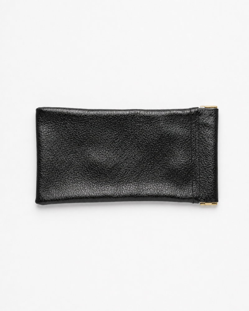 Eye Glass Case - Metallic - Black