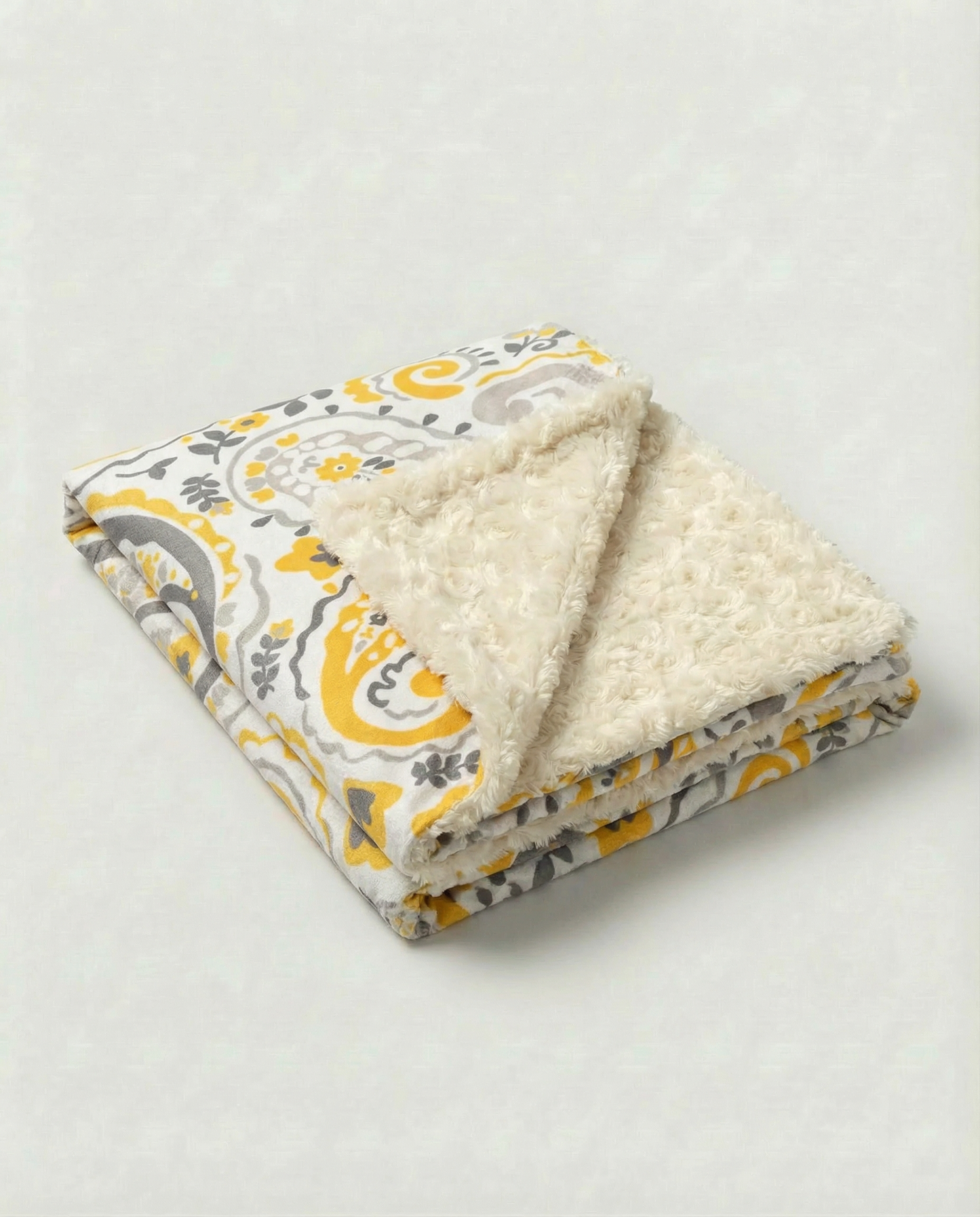 Baby Blanket - Paisley Yellow