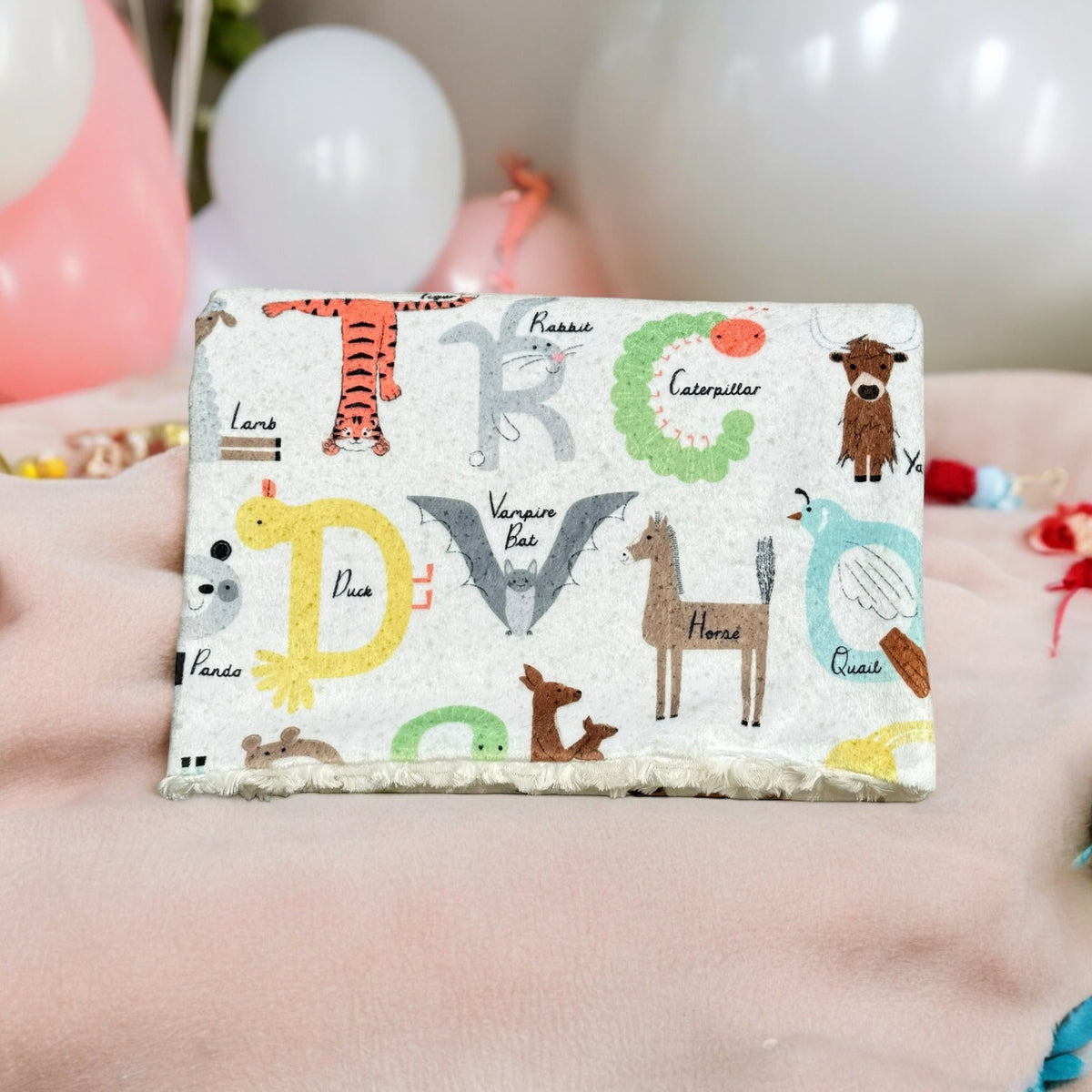 Baby Blanket - Alphabet Neutral