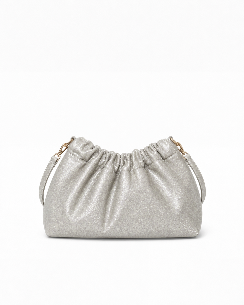Clutch Glitter Bag – Ivory