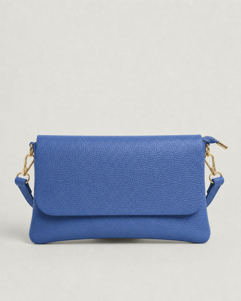 Crossbody Bag - Pebble Leather - Royal Blue (Limited Edition)