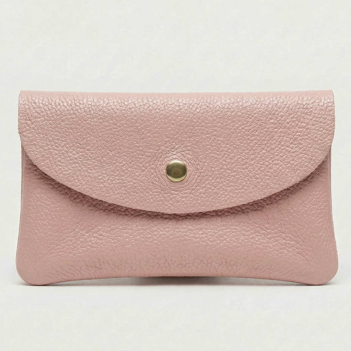 Wallet - Pebble Leather - Dusty Pink