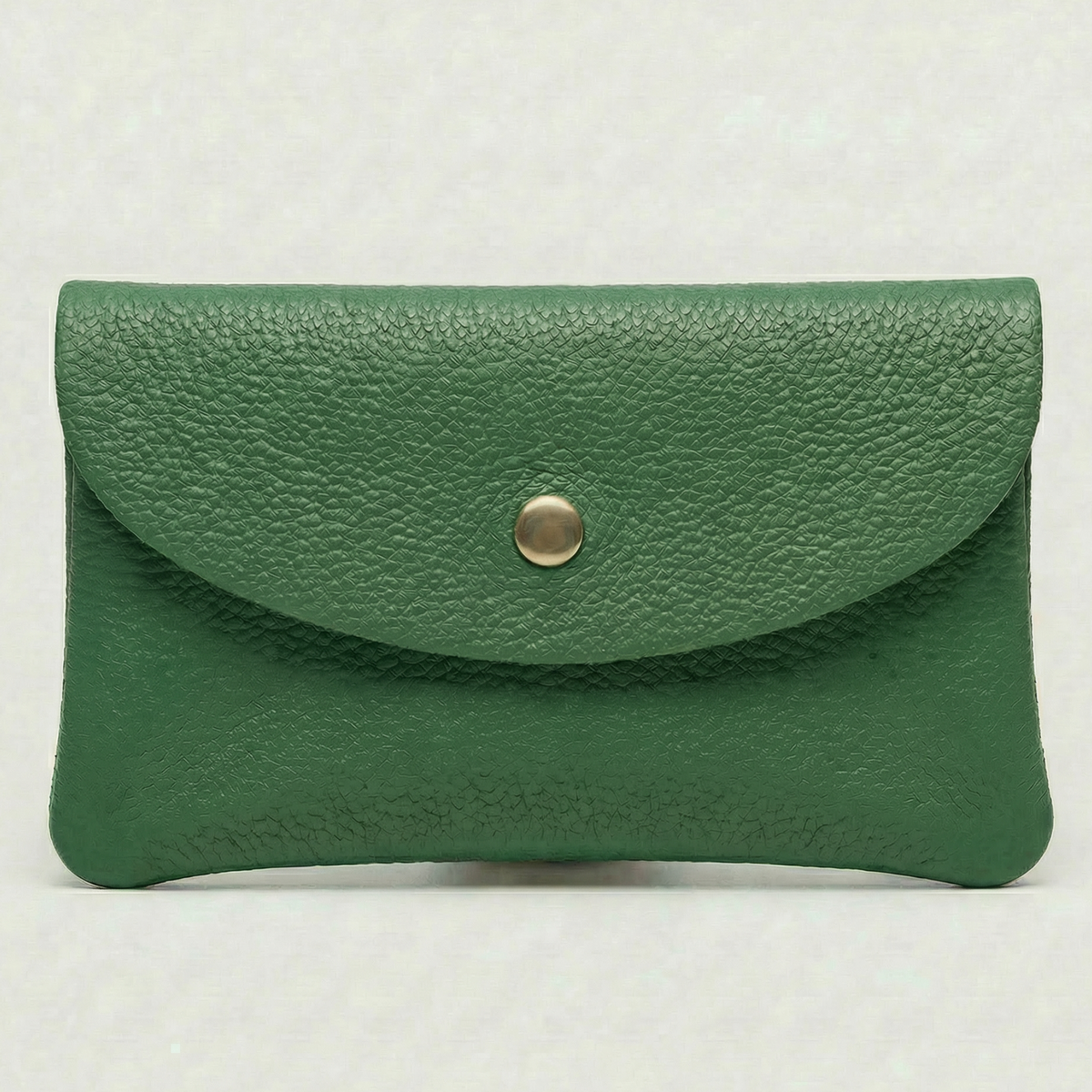 Wallet - Pebble Leather - Kelly Green
