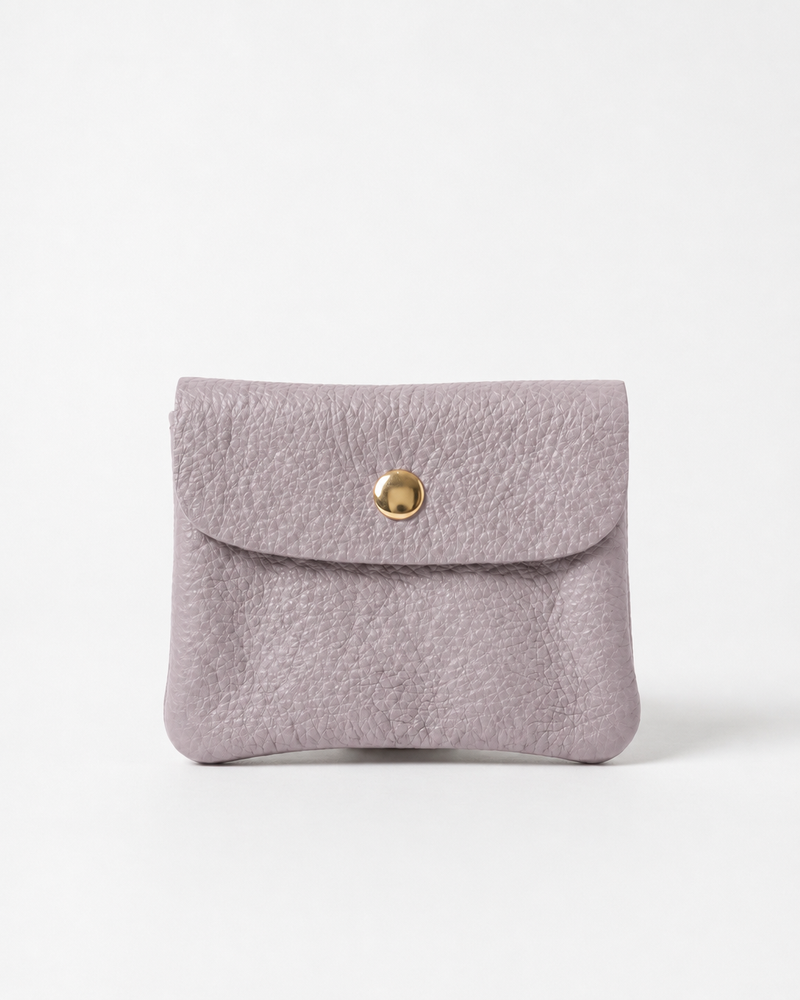 Wallet - Pebble Leather - Lilac mini