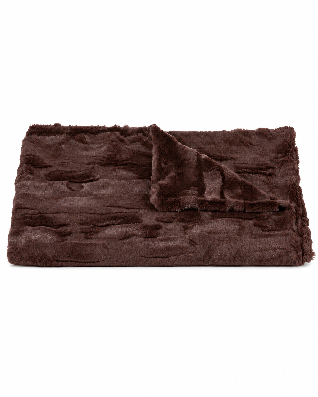 Lux Rabbit Throw - Chocolate