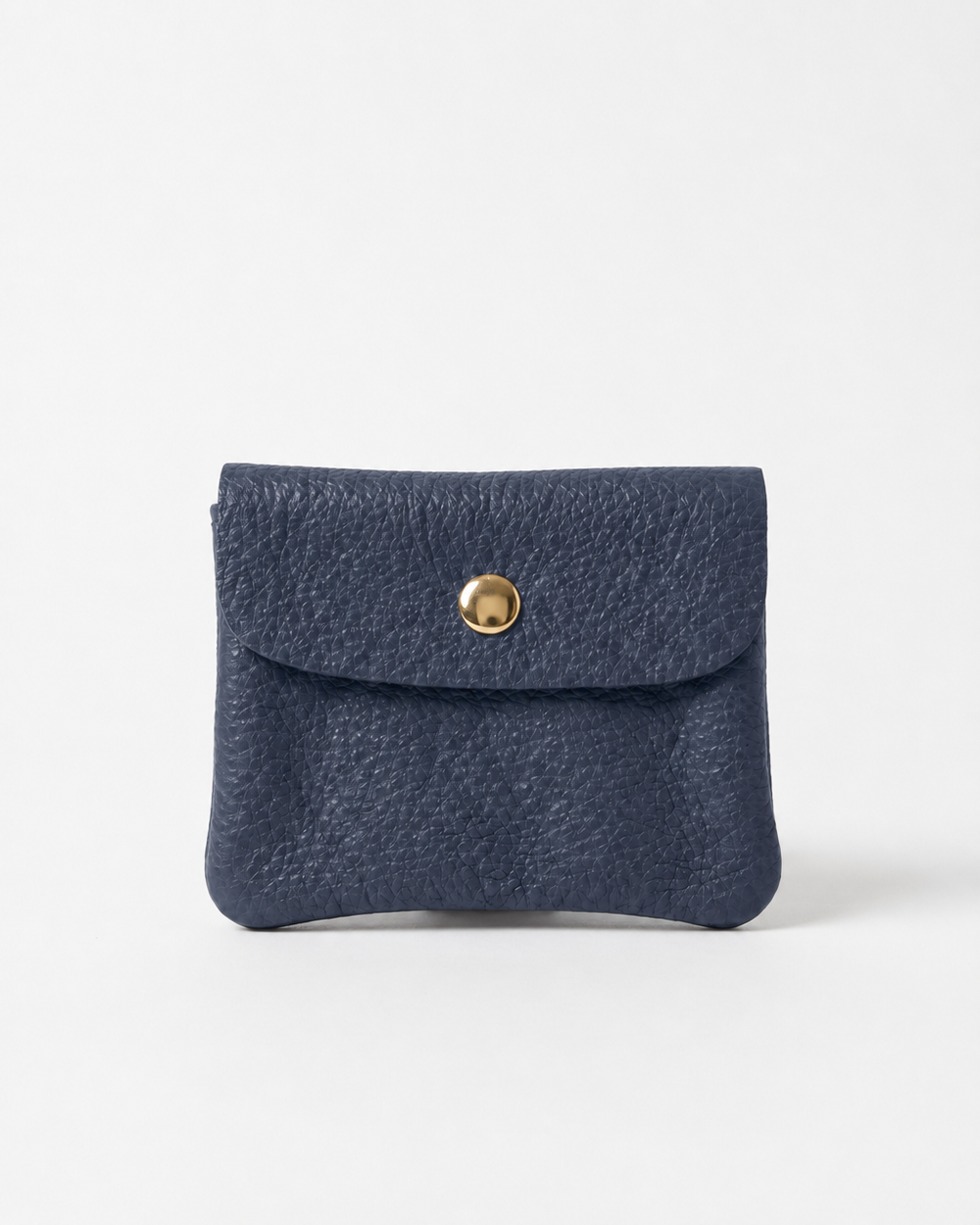 Wallet - Pebble Leather - Navy mini