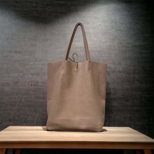 Tote bag - Pebble Leather - Rosewood