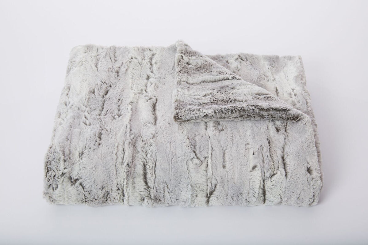 Aspen Throw in Silver