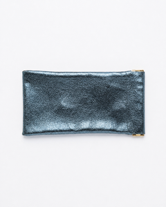 Eye Glass Case - Metallic - Denim, view 1