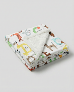 Baby Blanket - Alphabet Neutral, view 2