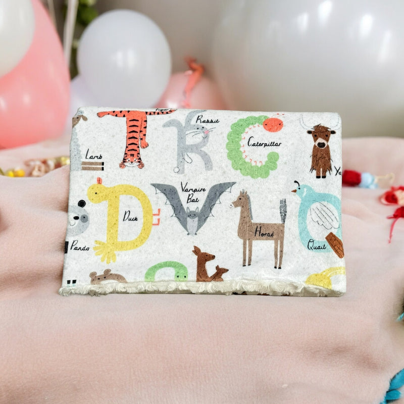 Baby Blanket - Alphabet Neutral