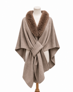 Bella Shawl - Mocha, view 1