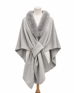 Bella Shawl - Gray, view 1
