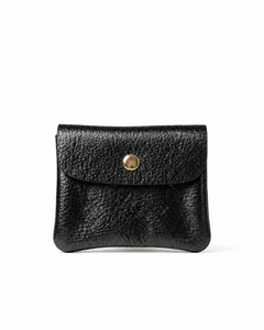 Mini Coin Wallet Metallic Black, view 2