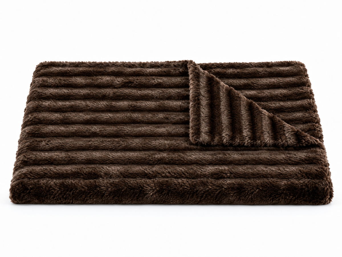 Channel Throw - Chocolate
