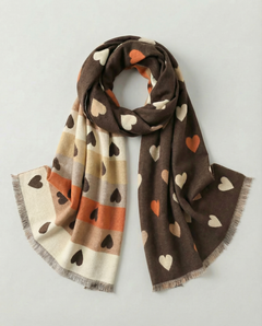Color Heart Wrap - Brown, view 3