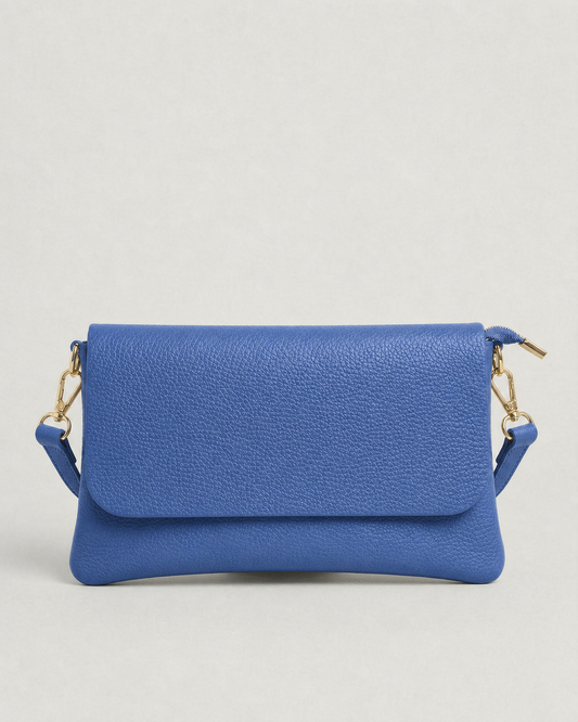 Crossbody Bag - Pebble Leather - Royal Blue (Limited Edition)