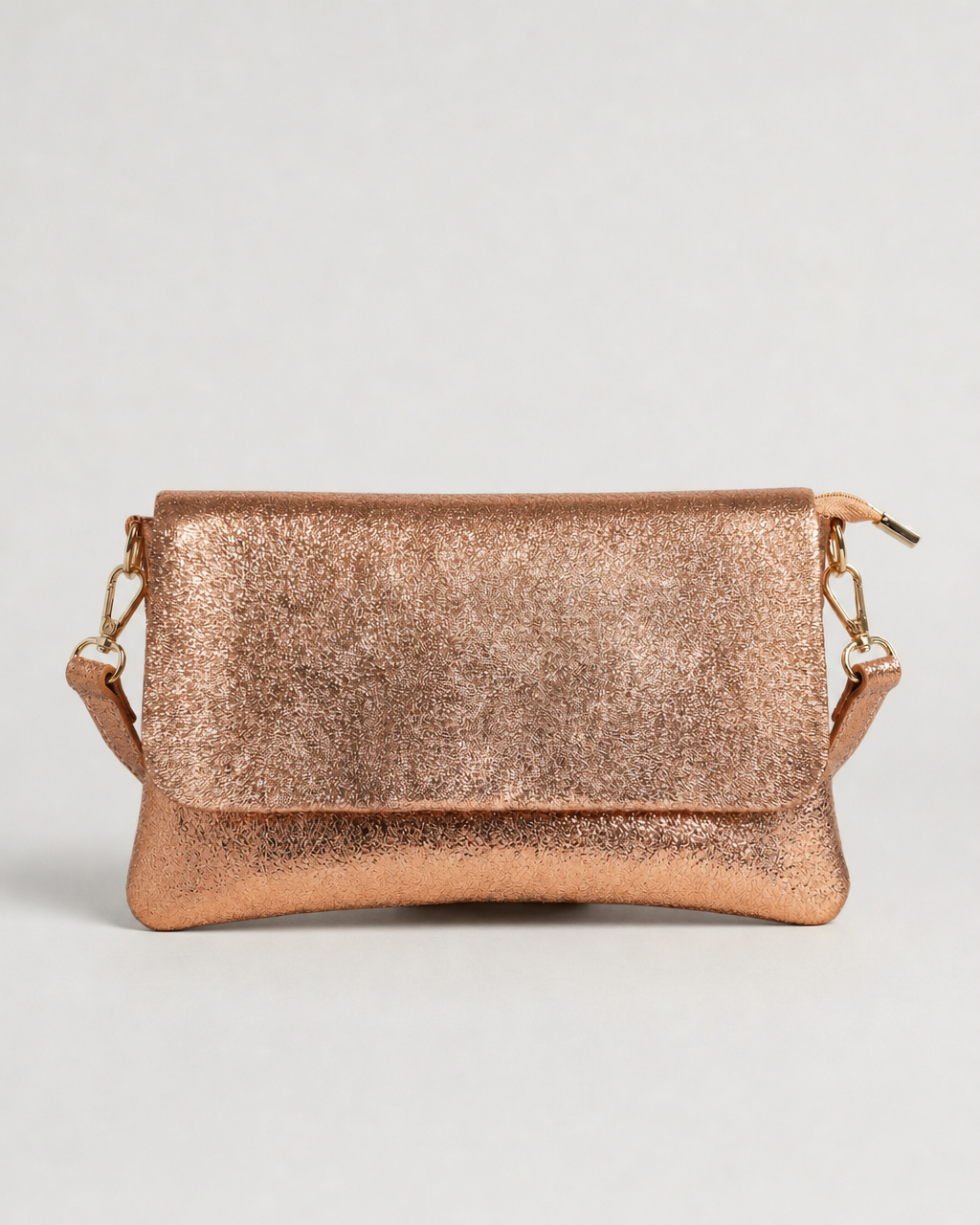 Crossbody Bag - Metallic Leather - Copper (Limited Edition)