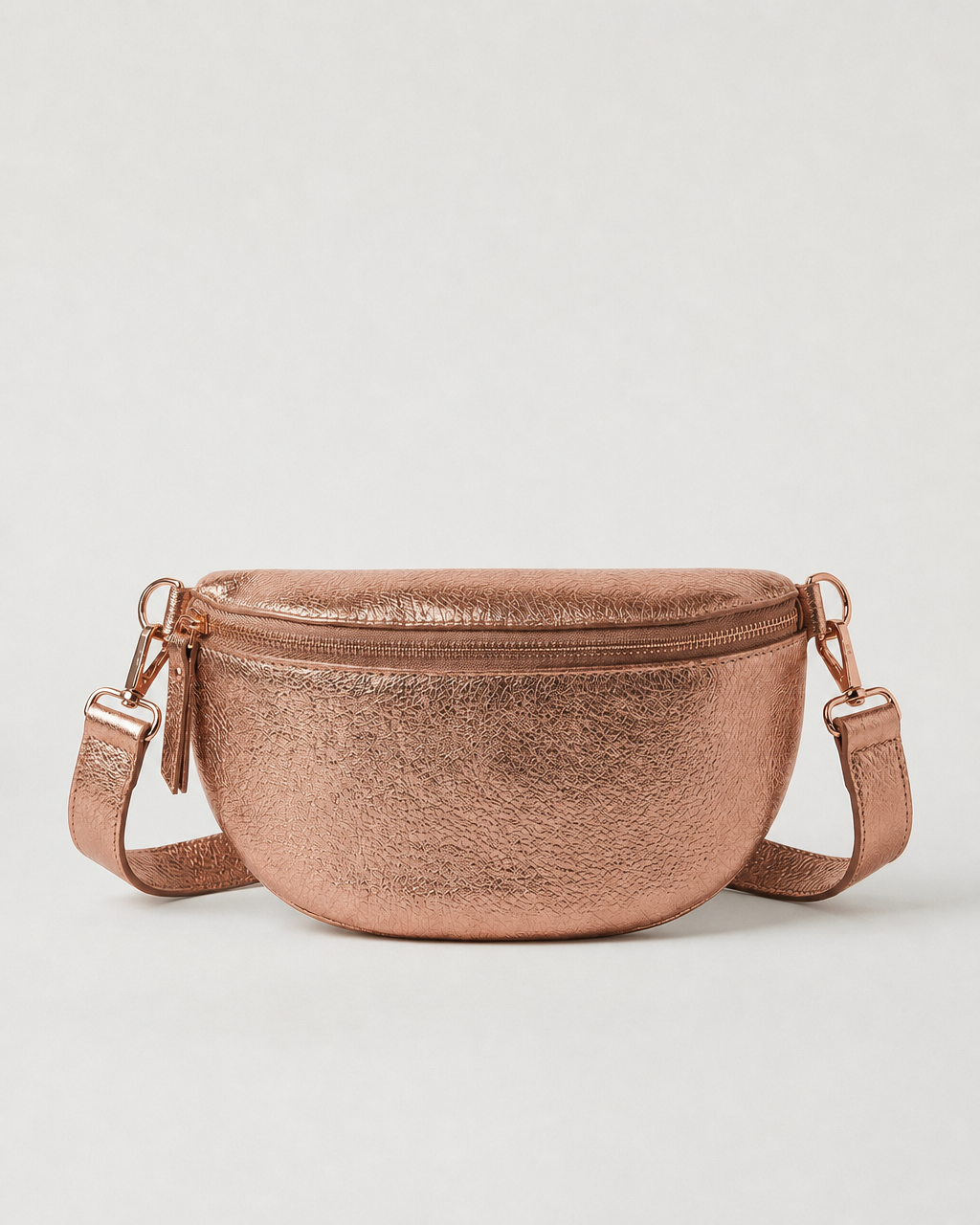 Fanny Bag - Metallic Leather - Rose Gold (Limited Edition)