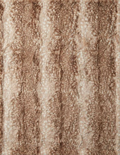 Fawn Throw - Mocha, view 1