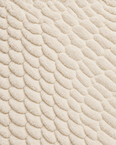 Florence Throw in Ivory with a soft, plush texture., view 1