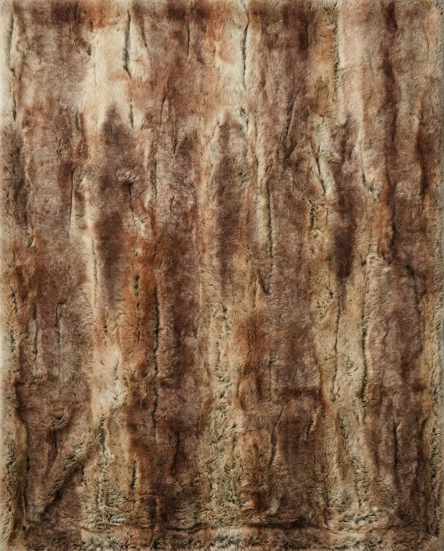 Textured brown fabric on a gray background