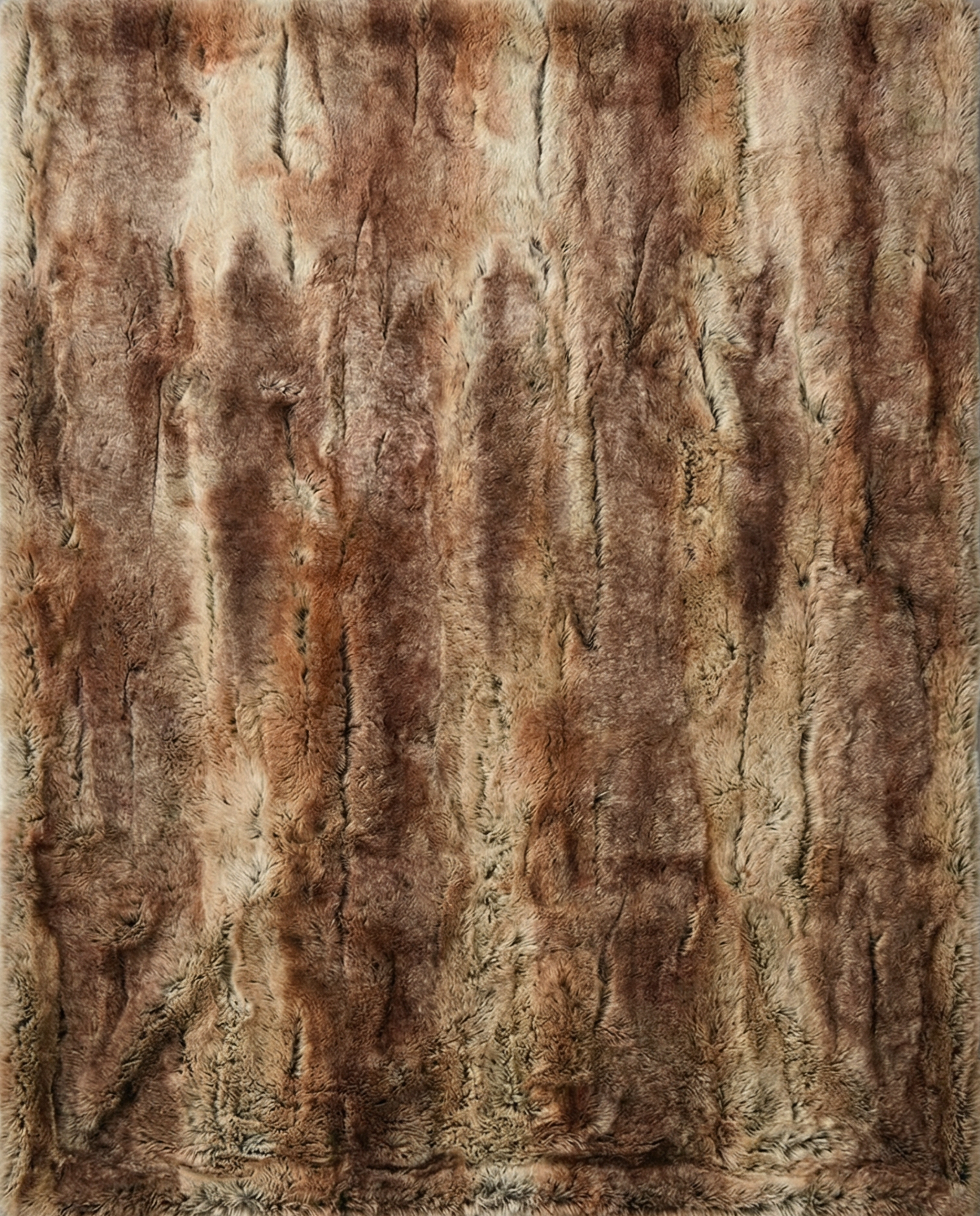 Textured brown fabric on a gray background