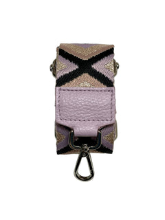 Guitar Belt Strap - Malaga - Purple & Black, view 1