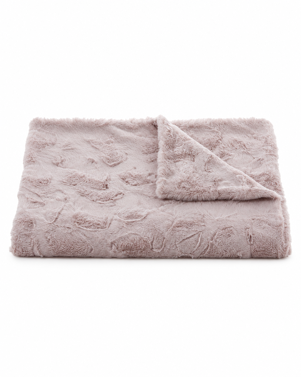 Lux Rabbit Throw - Blush