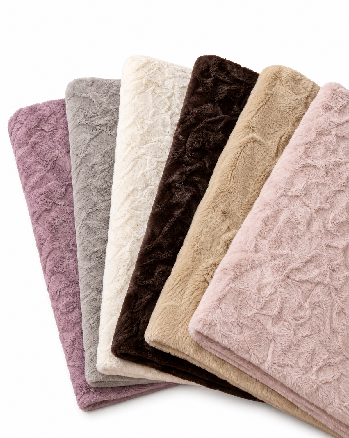 Lux Rabbit Throw - Blush