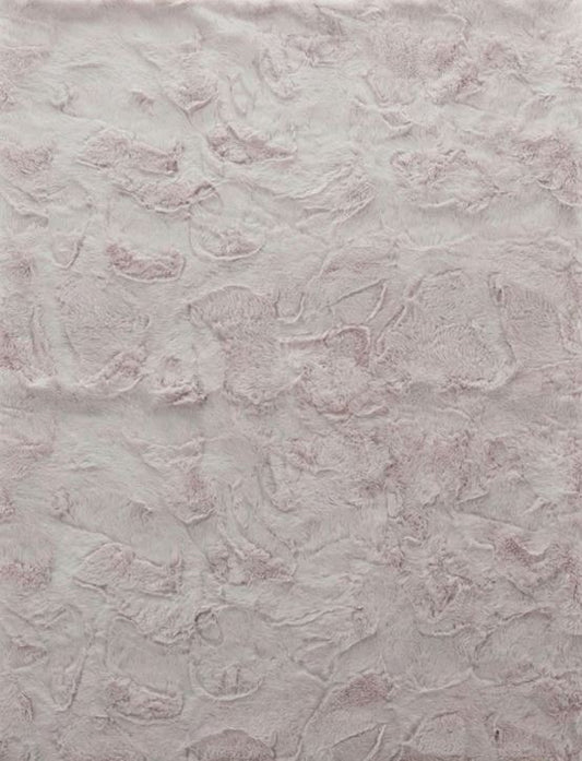 Lux Rabbit Throw in Blush