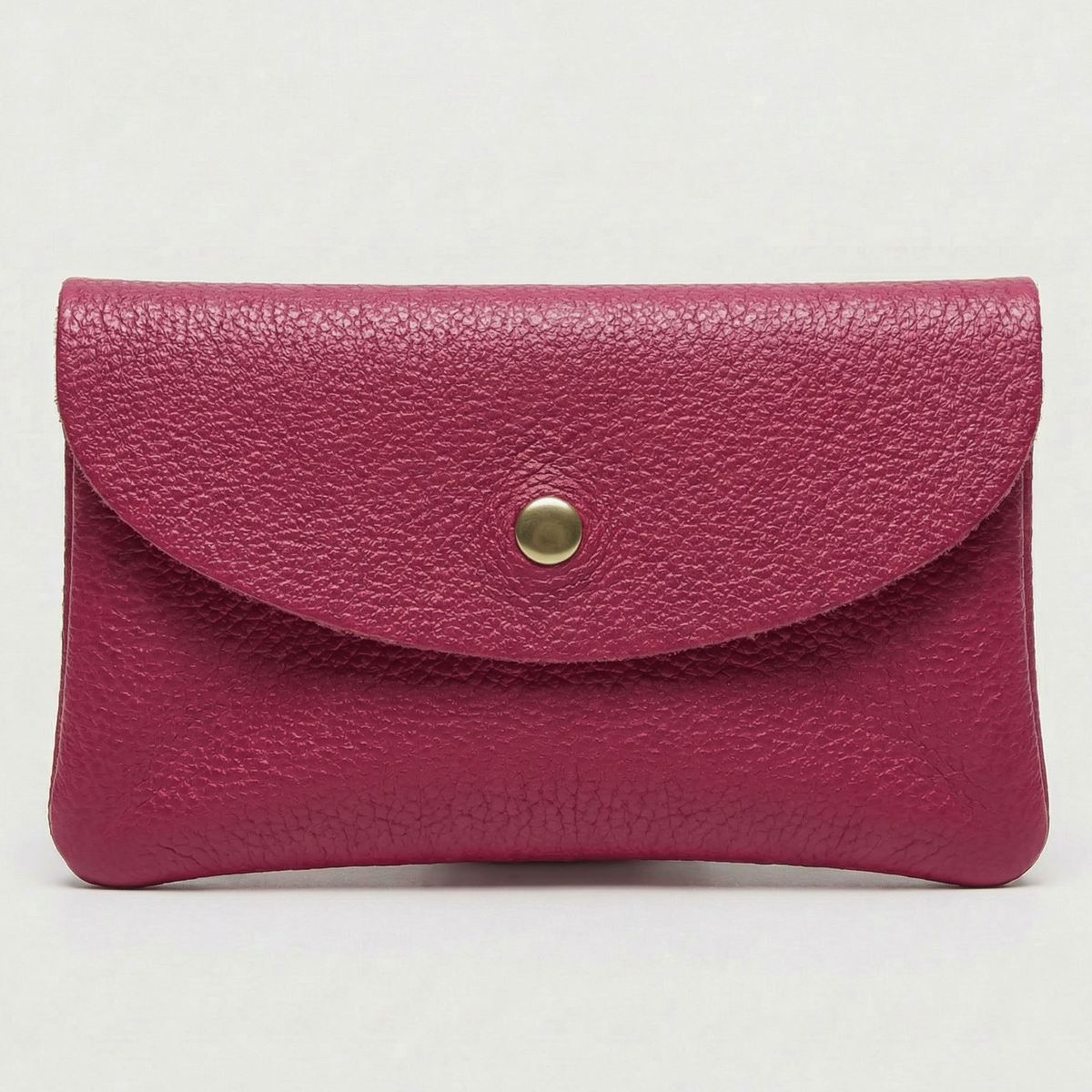 Wallet - Pebble Leather - Magenta