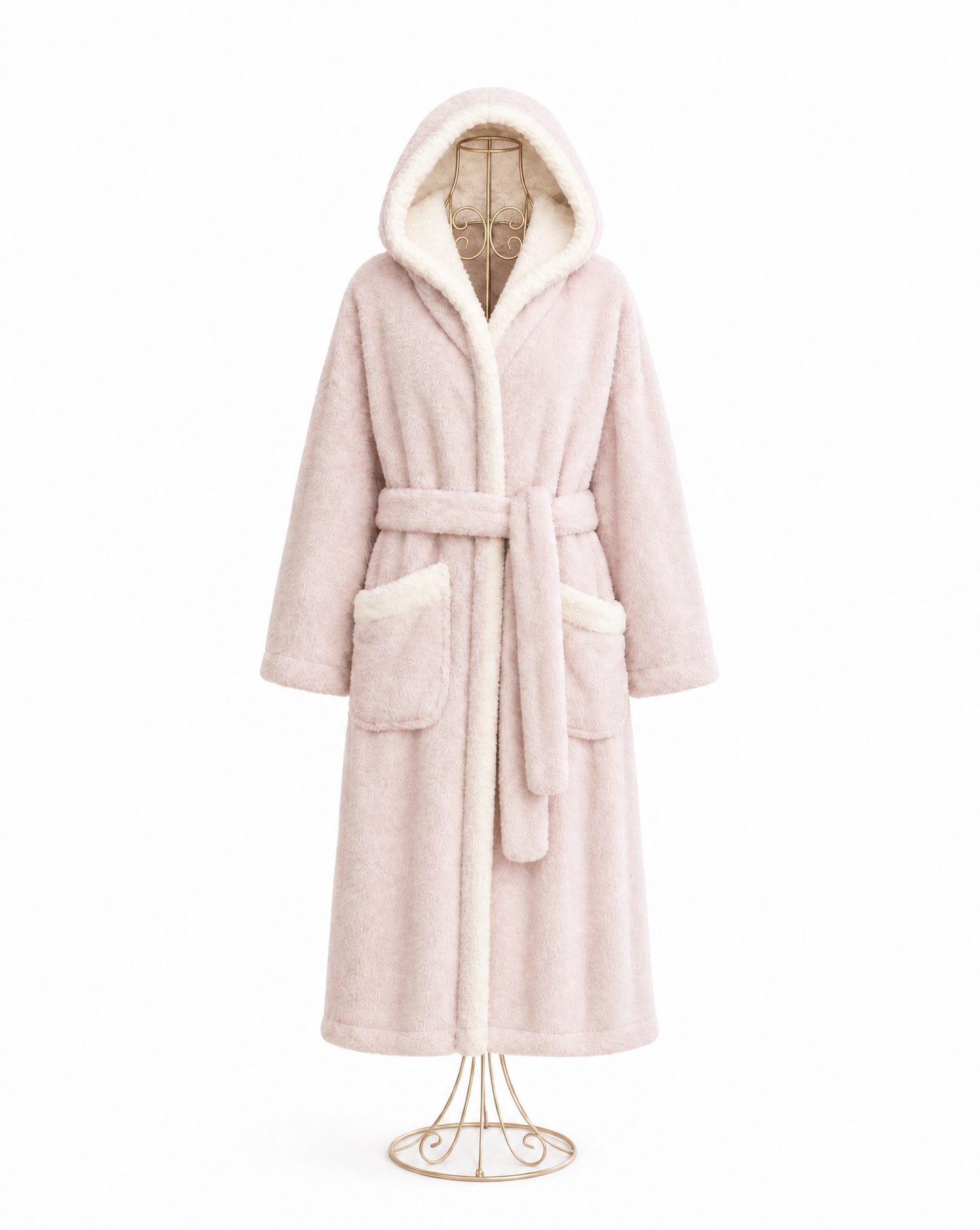 Milo Hooded Robe - Blush