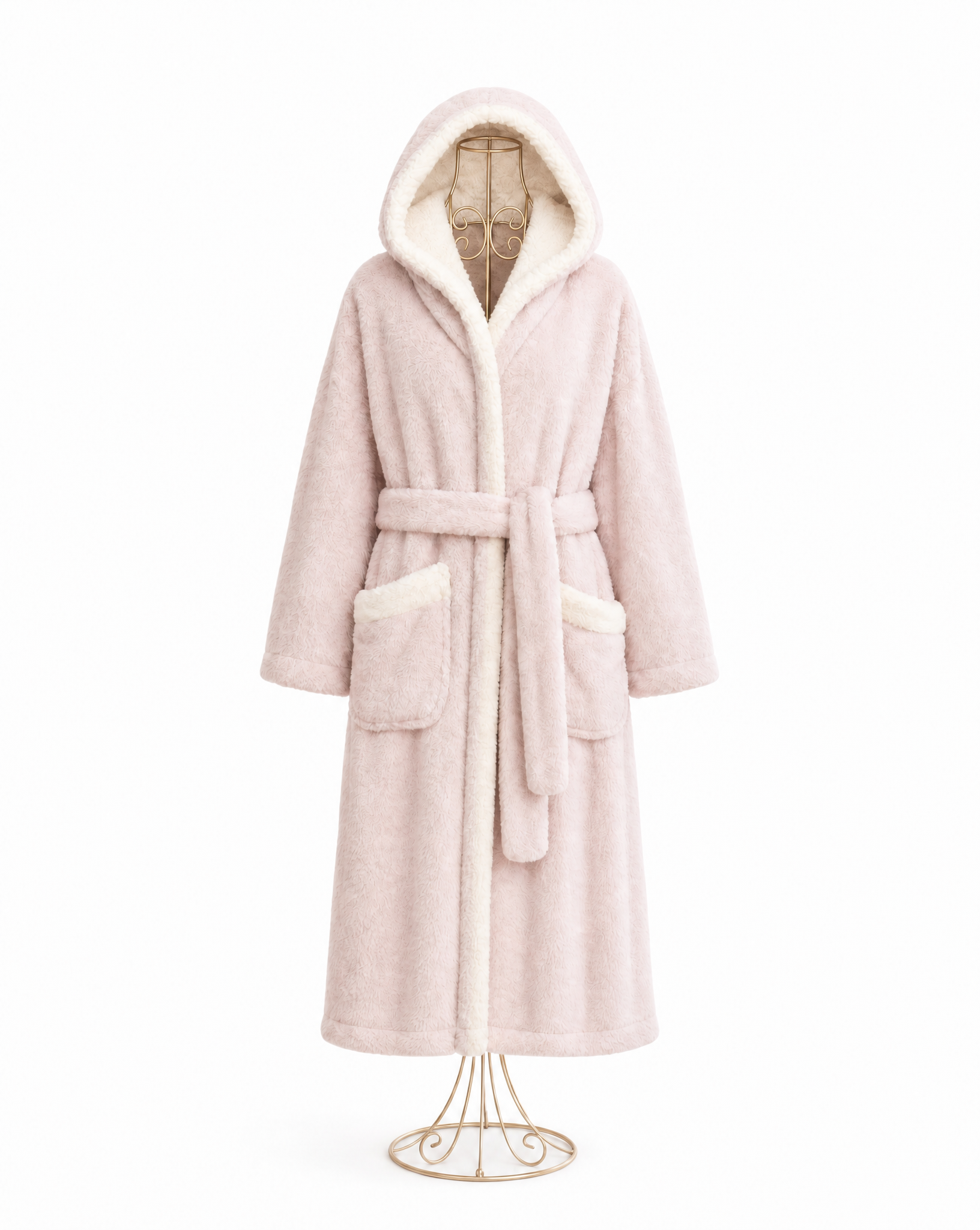 Milo Hooded Robe - Blush