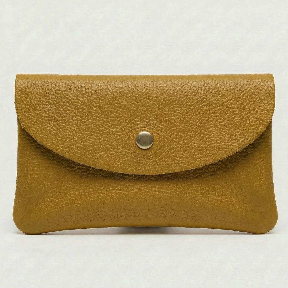 Wallet - Pebble Leather - Mustard (Limited Edition)