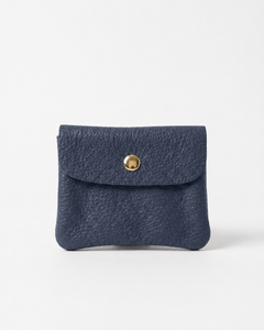 Wallet - Pebble Leather - Navy mini, view 2