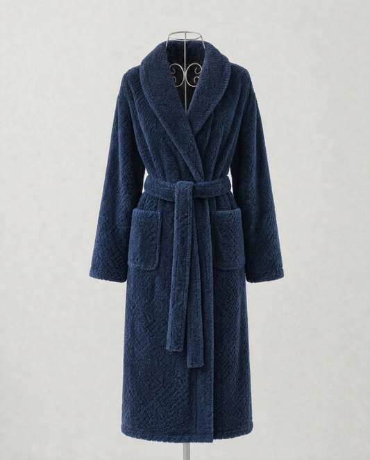 Kristine Navy Robe