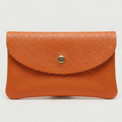 Wallet - Pebble Leather - Orange (Limited Edition), view 3