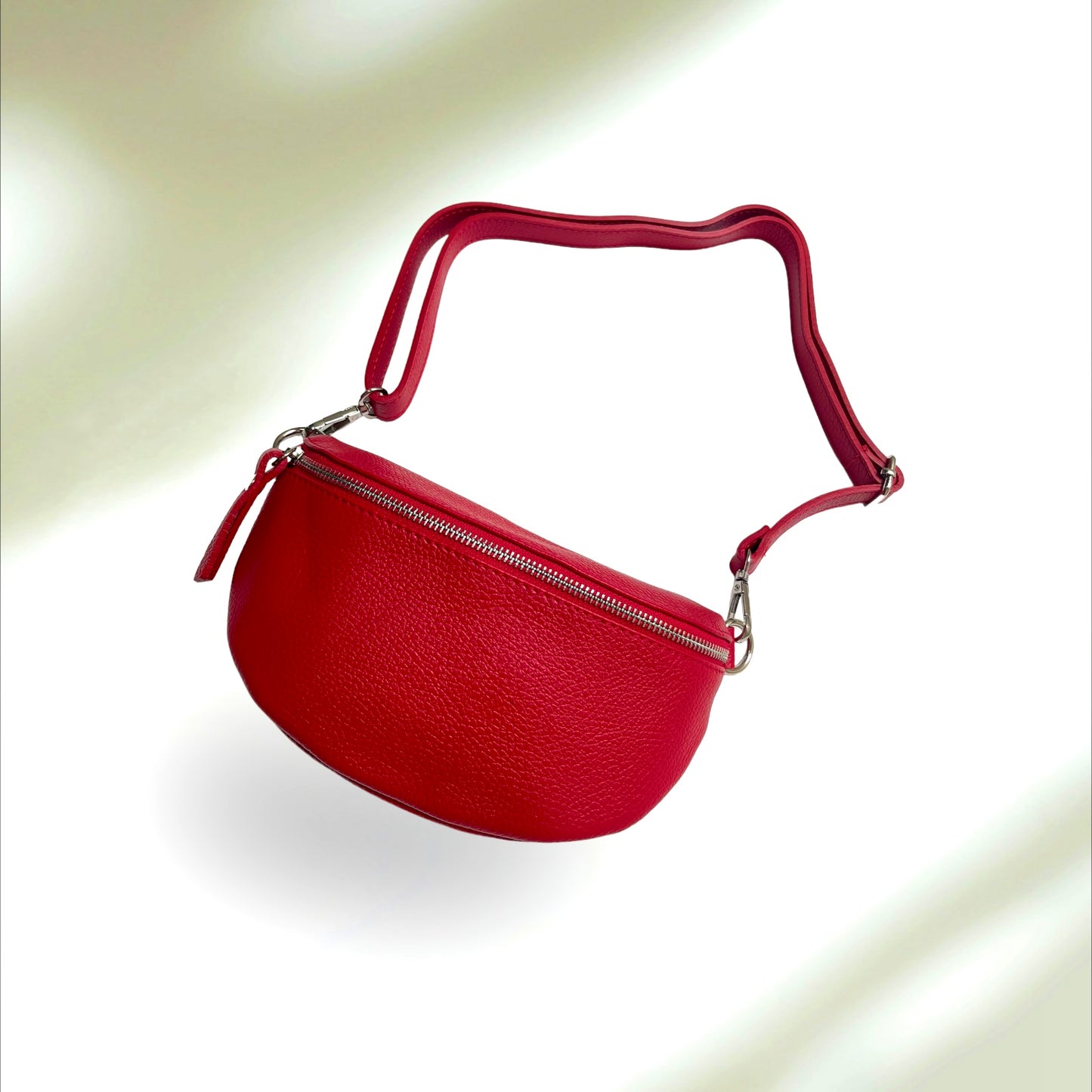 Fanny Bag - Pebble Leather - Red