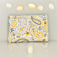 Baby Blanket - Paisley Yellow, view 2