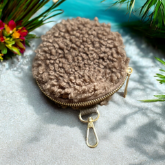 Coin Wallet - Teddie - Mocha, view 1