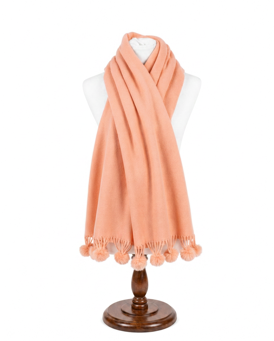 Pom Pom Wrap – Pink