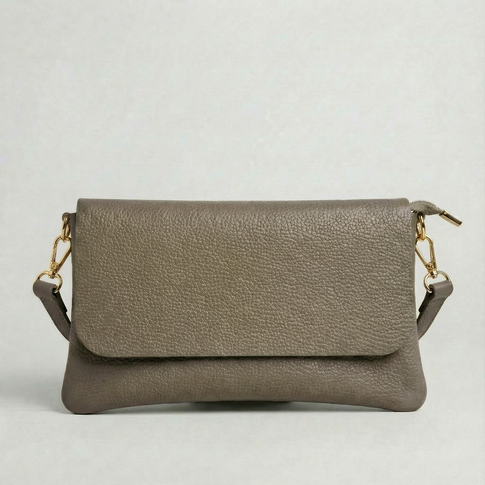 Crossbody Bag - Pebble Leather - Mocha (Limited Edition)