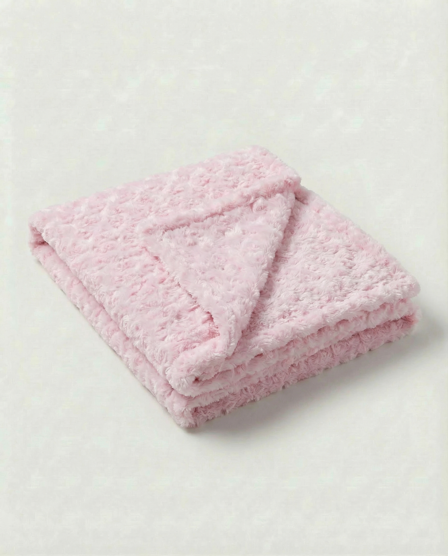 Rosebud Classic Baby Blanket in Pink