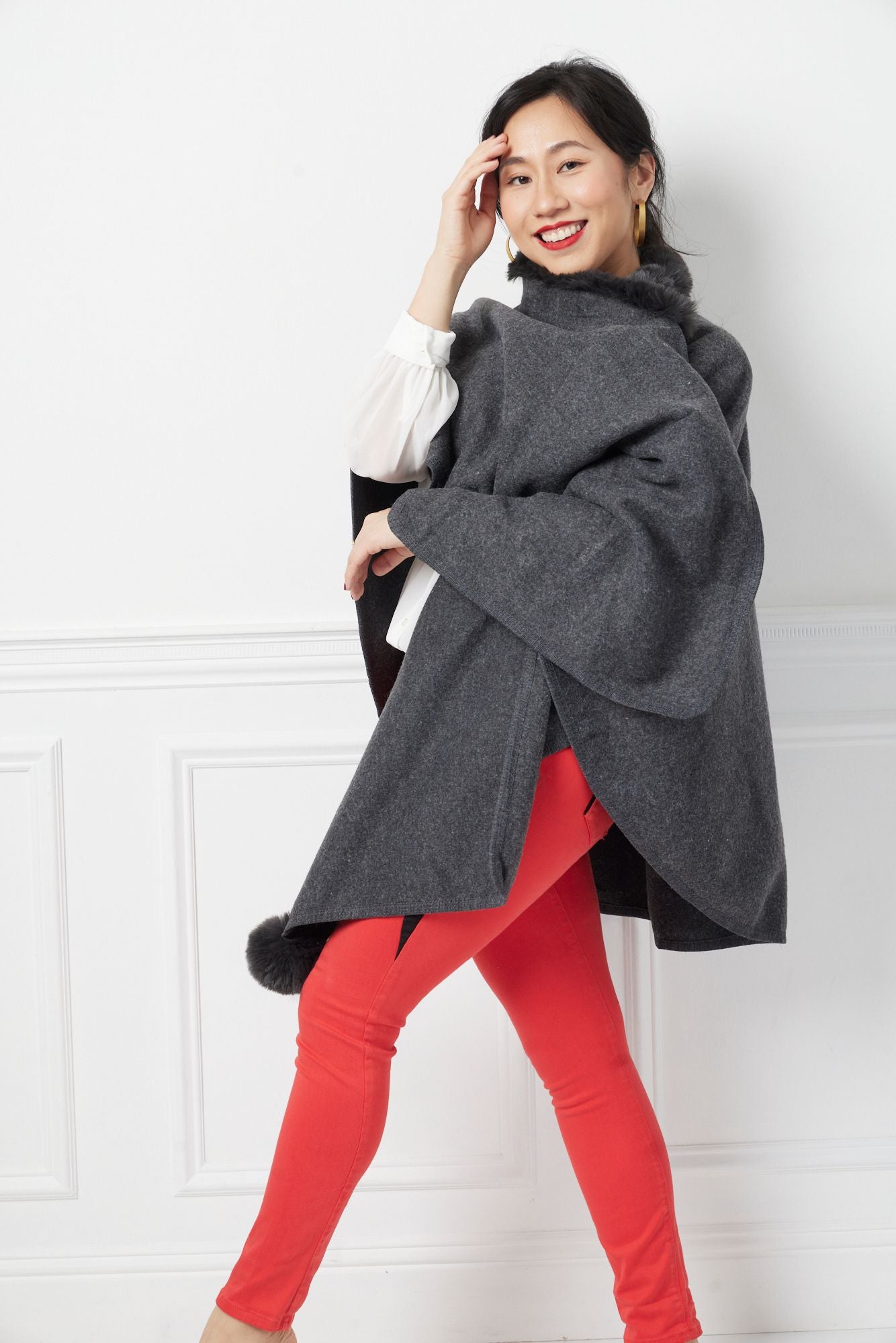 Bella Shawl - Gray