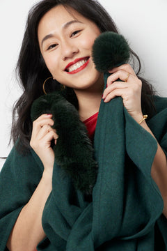 Bella Shawl - Green, view 8