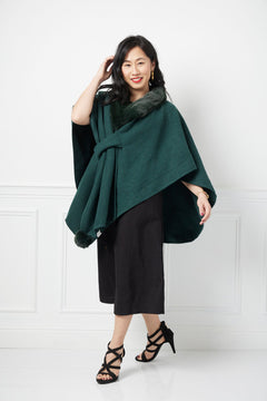 Bella Shawl - Green, view 5