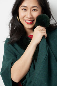 Bella Shawl - Green, view 7