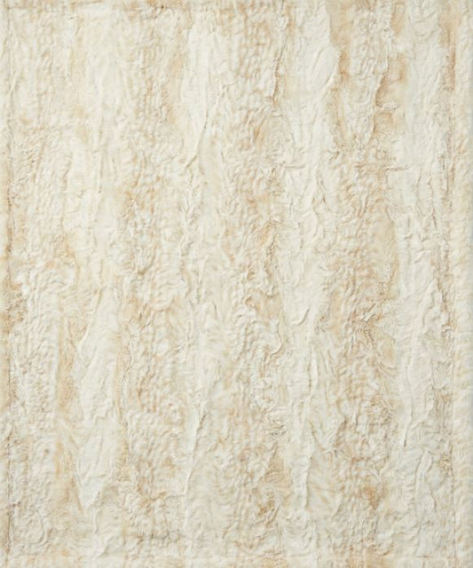 Siberian Leopard Throw – Cream and Beige