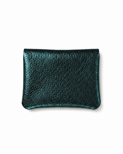 Mini Coin Suede Wallet - Teal Two-Tone, view 2